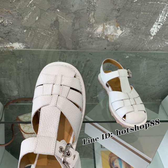 Marni 22春夏新款女士涼鞋 羅馬風編織涼鞋 dx3153